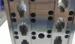 Precision connector mold part
